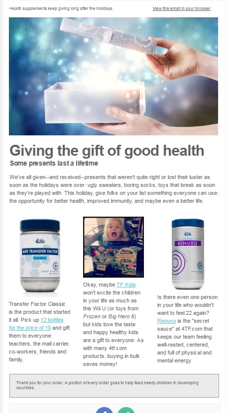 Sample - 4Life Newsletter