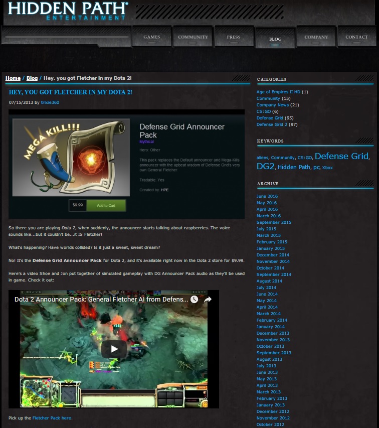 Sample - Hidden Path blog