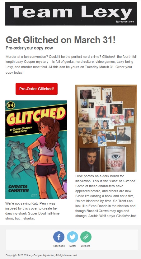 Sample - Team Lexy newsletter