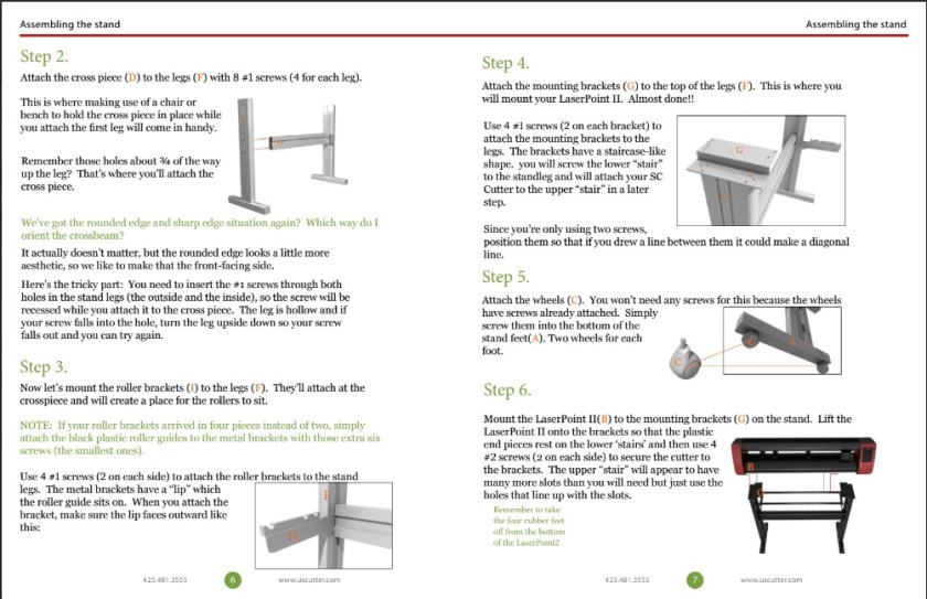 Instruction manual for vinyl cutter.